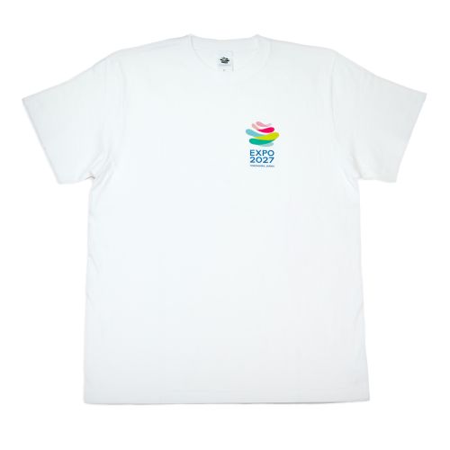 EXPO2027 公式ロゴ Tシャツ ホワイト | 2027年国際園芸博覧会公式