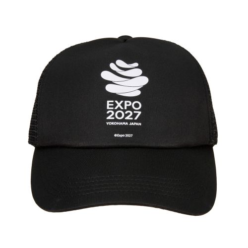 EXPO2027 公式ロゴ キャップ ブラック | 2027年国際園芸博覧会公式
