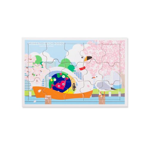 EXPO2027 トゥンクトゥンク パズルポストカード つながり 東京ver