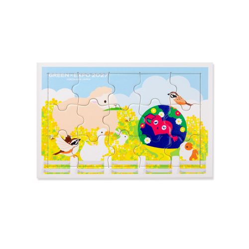 EXPO2027 トゥンクトゥンク パズルポストカード つながり 千葉ver