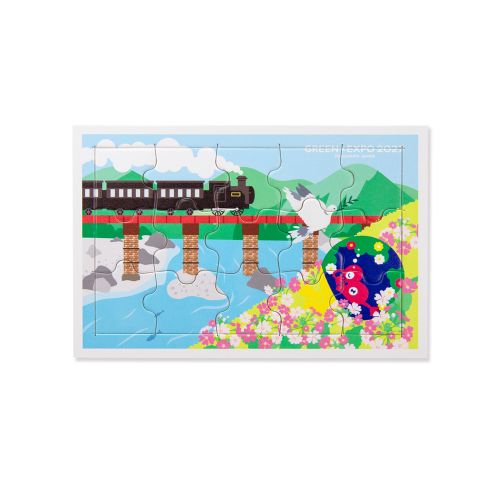 EXPO2027 トゥンクトゥンク パズルポストカード つながり 埼玉ver