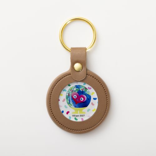 EXPO2027 トゥンクトゥンク アクリルPUキーホルダー 茶色 | 2027年国際