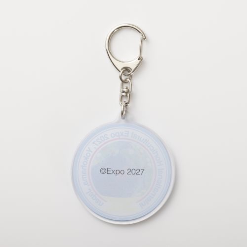  May Macaron 刻印入★公式特典2点付【新品・正規品】 EXPO2027 トゥンクトゥンク アクリルキーホルダー 丸 | 2027年国際園芸