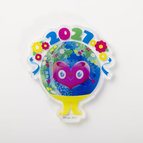 ミャクミャク トゥンクトゥンク キーホルダー クリアファイル 缶