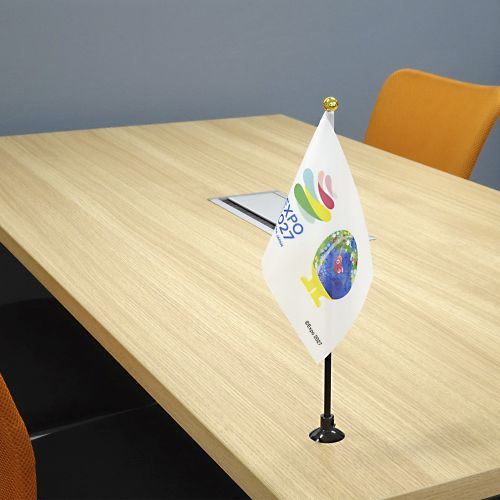 EXPO2027 トゥンクトゥンク ミニフラッグ 白 | 2027年国際園芸博覧会