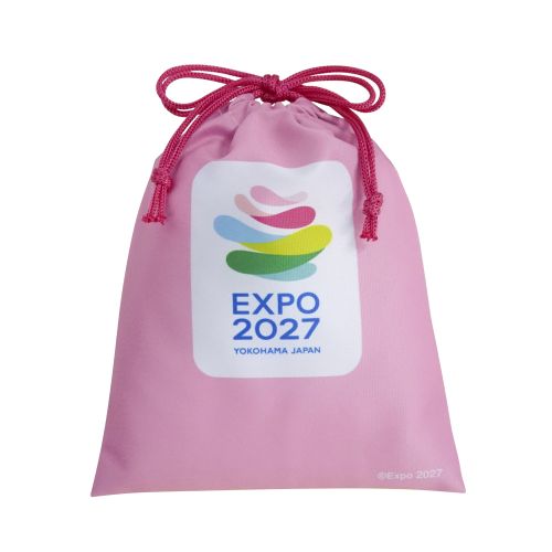 EXPO2027 トゥンクトゥンク 巾着 ピンク | 2027年国際園芸博覧会公式