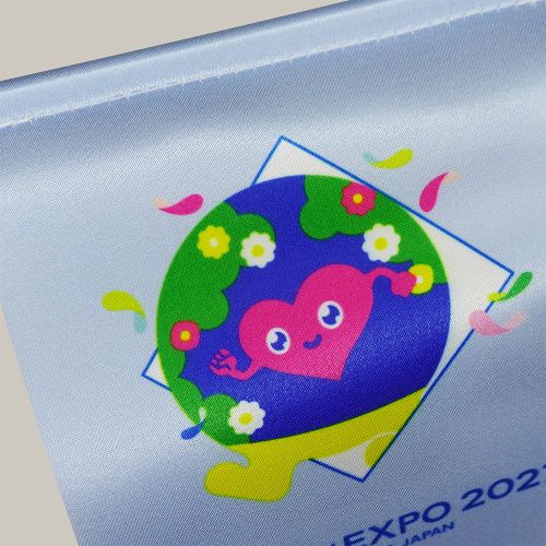 EXPO2027 トゥンクトゥンク ミニバナー 水色 | 2027年国際園芸博覧会