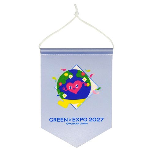 EXPO2027 トゥンクトゥンク ミニバナー 水色 | 2027年国際園芸博覧会