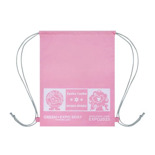 EVERGLOWトレカ 未開封 日本 RE:CODE vip特典 ナップサック EX27 TK 【ミャクミャク】 ナップザック ピンク TOS | 2027年国際園芸