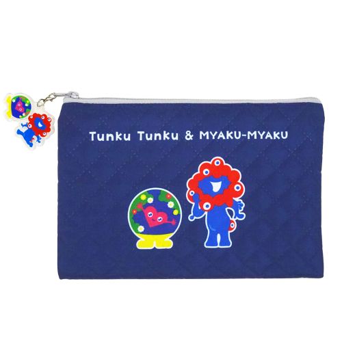 キルトポーチ なかよし ネイビー
