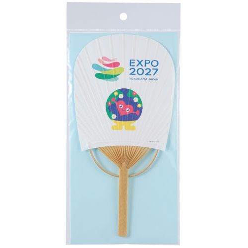 EXPO2027 公式ロゴ ミニ小判ハガキうちわ | 2027年国際園芸博覧会公式