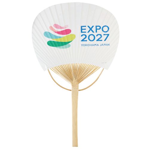 EXPO2027 公式ロゴ 平竹（小）うちわ | 2027年国際園芸博覧会公式