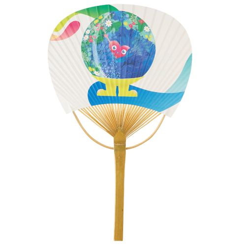 EXPO2027 公式ロゴ 平竹（小）うちわ | 2027年国際園芸博覧会公式