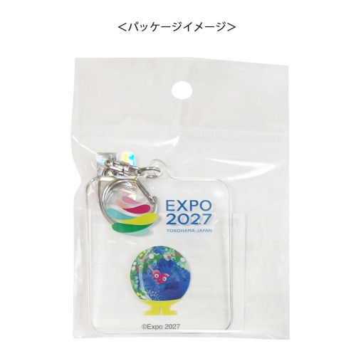 EX2027 TK アクリルキーホルダー ロゴ&ポーズ SMA | 2027年国際園芸