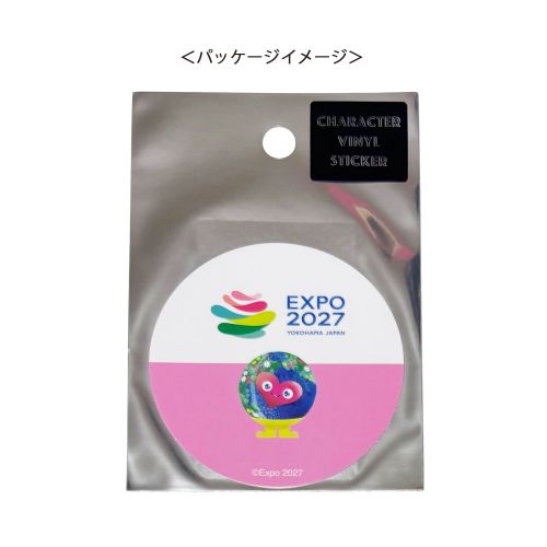 EX2027 TK ステッカー ピンク サークル SMA | 2027年国際園芸博覧会