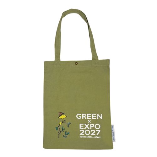 EXPO2027 LG【PEANUTS】トートバッグ グリーン ウッドストック