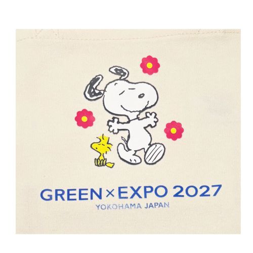 EXPO2027 LG【PEANUTS】ランチトートバッグ スヌーピー×花 SMA | 2027