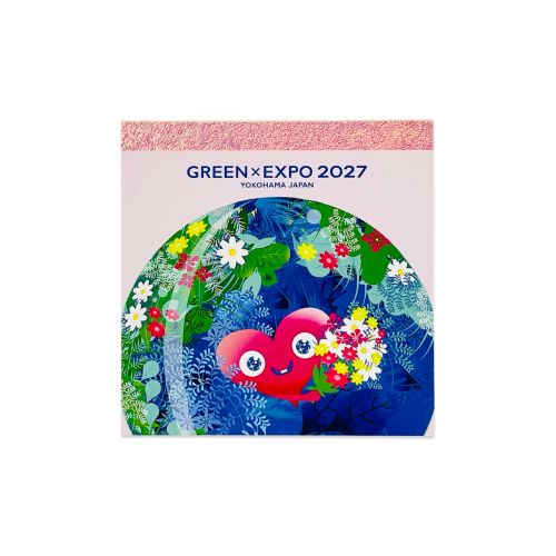 EXPO2027 トゥンクトゥンク スクエアメモ帳 | 2027年国際園芸博覧会