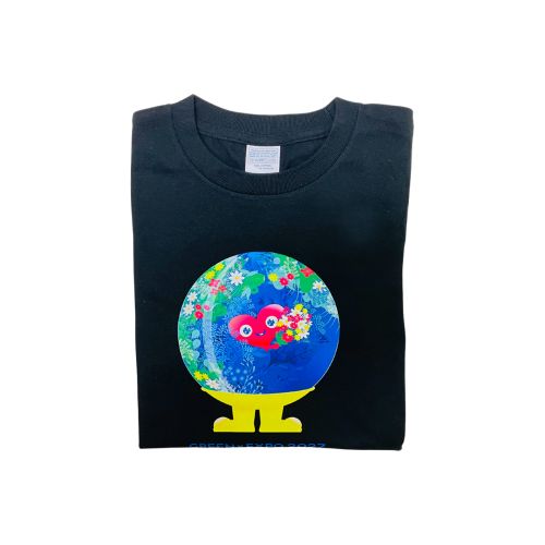EXPO2027 トゥンクトゥンク Tシャツ 黒 こども | 2027年国際園芸博覧会