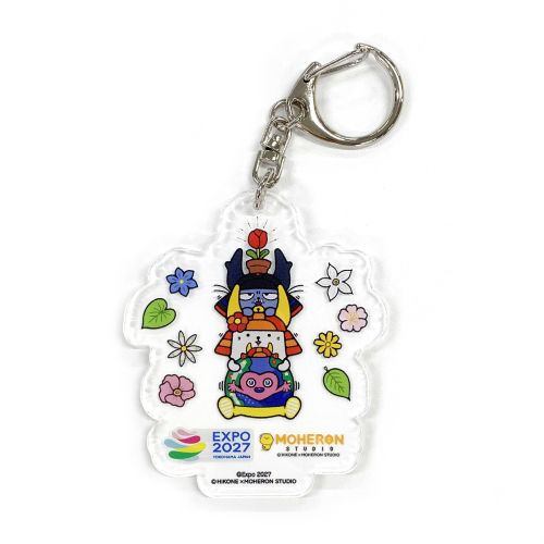 ひで君出品 EXPO2027【ひこにゃん・わるにゃんこ将軍】アクリルキーホルダー