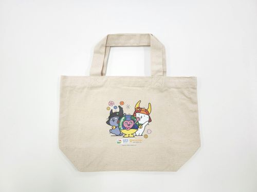 ぴょんこ EXPO2027【ひこにゃん・わるにゃんこ将軍】トートバッグ | 2027年国際
