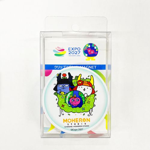 EXPO2027【ひこにゃん】丸型マグネットクリップB NMG | 2027年国際園芸