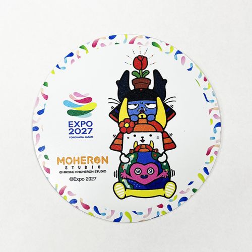 EXPO2027【ひこにゃん】マグネットステッカーB NMG | 2027年国際園芸