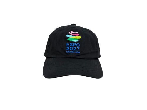EXPO2027公式ロゴキャップ（子供）ブラック | 2027年国際園芸博覧会