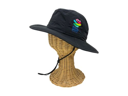 EXPO2027 タレ付きアドベンチャーハット ブラック | 2027年国際園芸